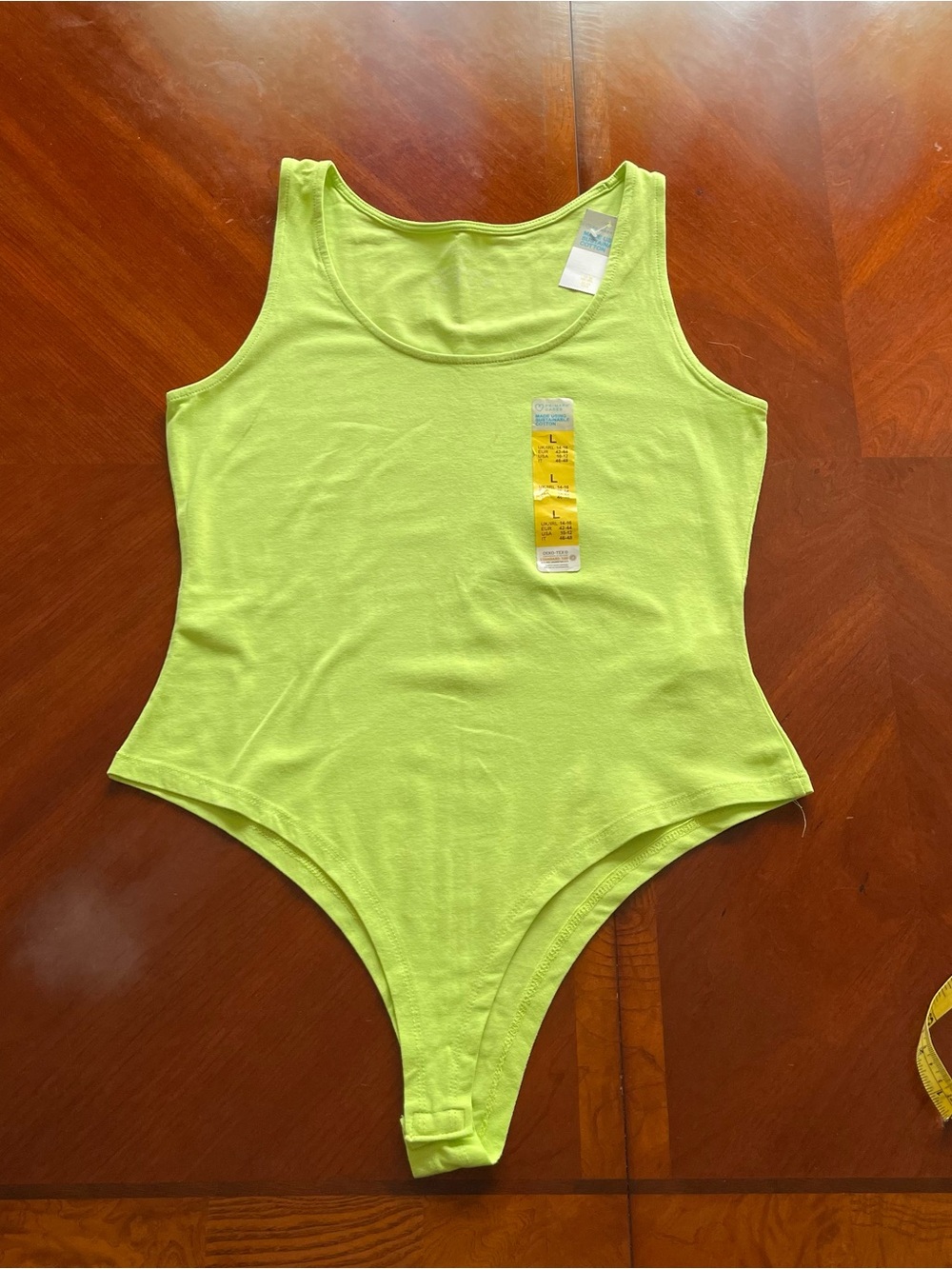 Primark Neon Green Tank Bodysuit